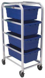 Four Tote Standard Aluminum Tote Dollie