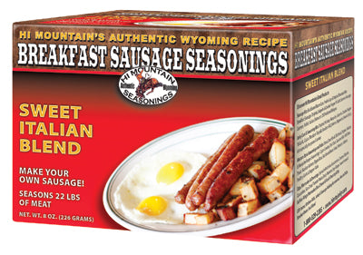 Sweet Italian Breakfast Sausage