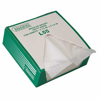 Patty Paper - 1000 Sheets Per Box - 5.5 x 5.5 Waxed Sheets