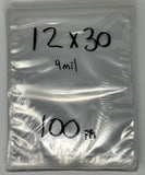 4 Mil Vac Bags (100pk) SELECT BAG SIZE FOR PRICE