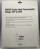 THERMOMETER, DIAL, COOLER-10/80F : 6" DIAL