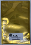 8"X12" 4MIL GOLD/CLR VACPOUCH 100 PK