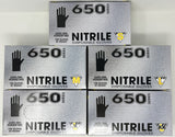 GLOVES NITRILE 650 SERIES BLACK