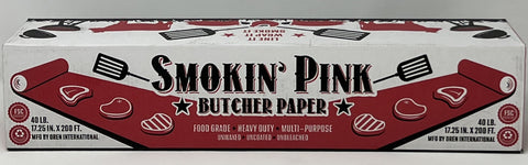 Pink Butcher Paper 17.25