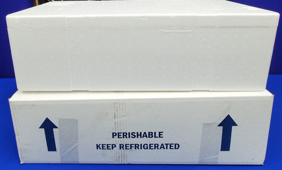 Styrofoam Fish Box 25LB Capacity Styrofoam Fish Box 25LB Capacity